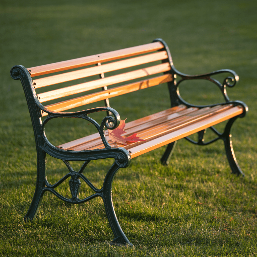 Iron Cast Garden Bench Legs – Durable Outdoor Chair Component for Patio & Garden by HANNAH