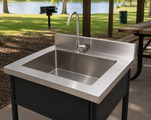 pic for Drinking Fountains: Accessible Free Standing Metal Water Fountains Supply with Customized Style1
