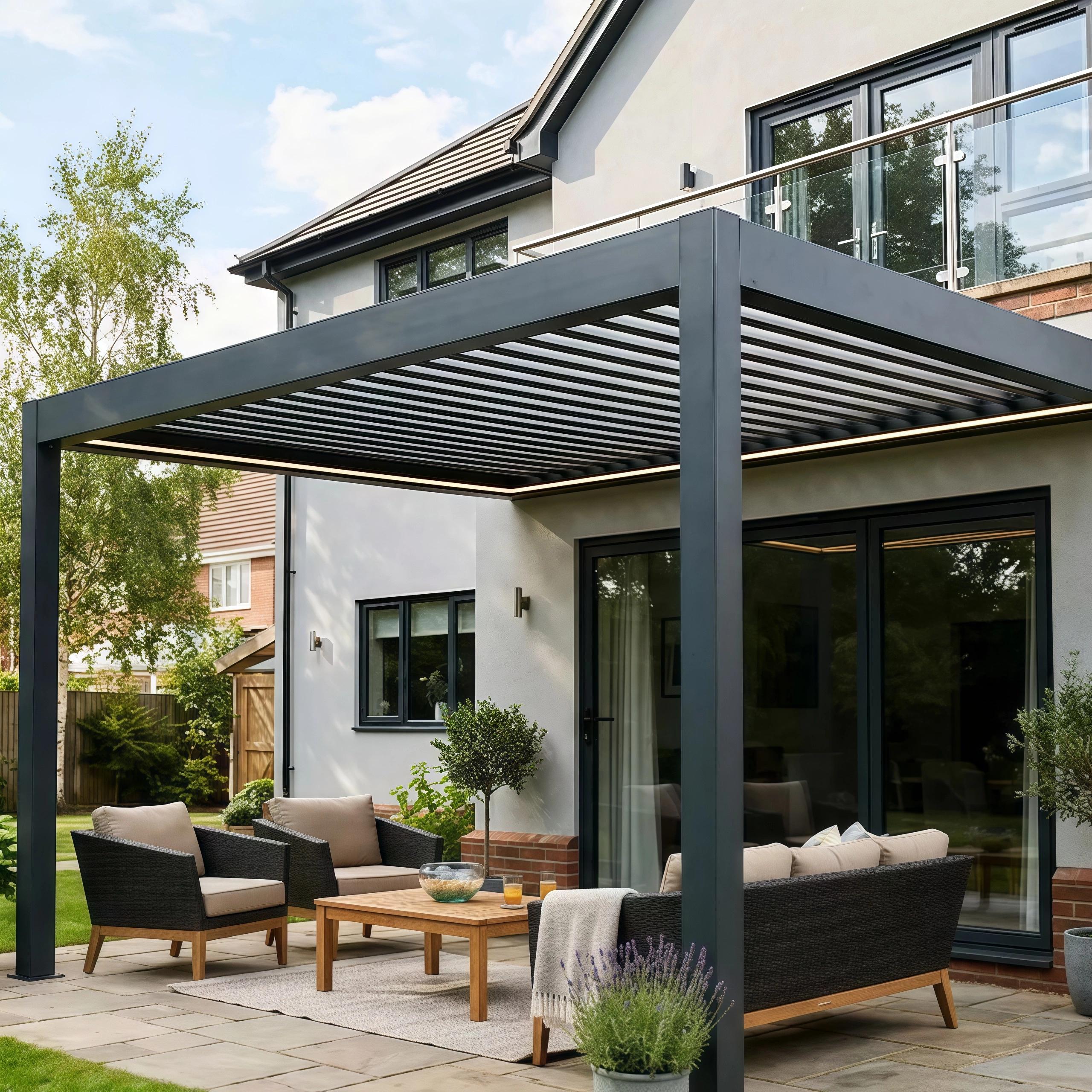 Custom Aluminum Pergola 1