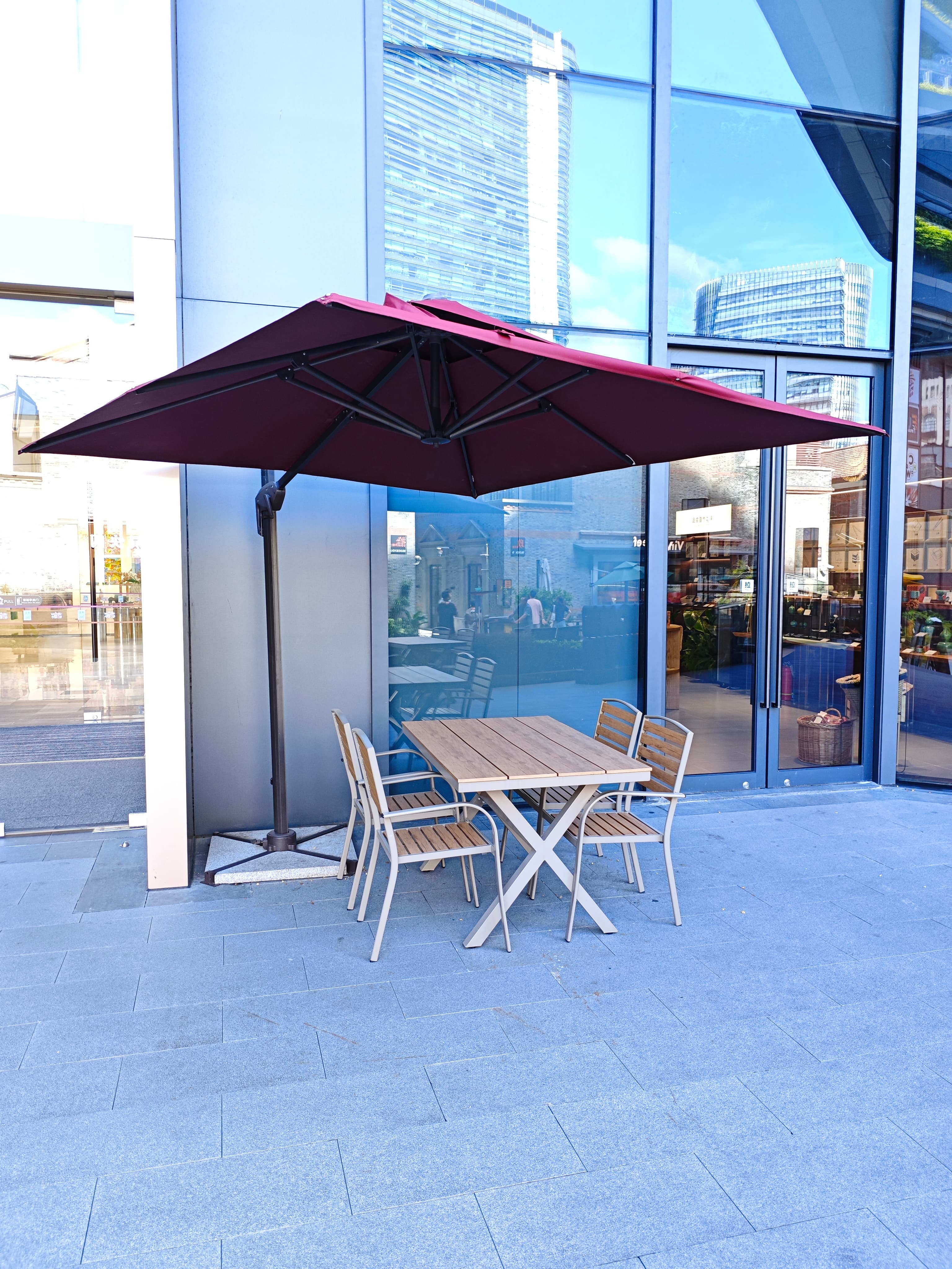 Traditional multi-seat picnic table 2