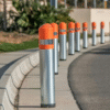 Outdoor Iron Metal Bollards – Road Safety & Traffic Control Barriers by HANNAH